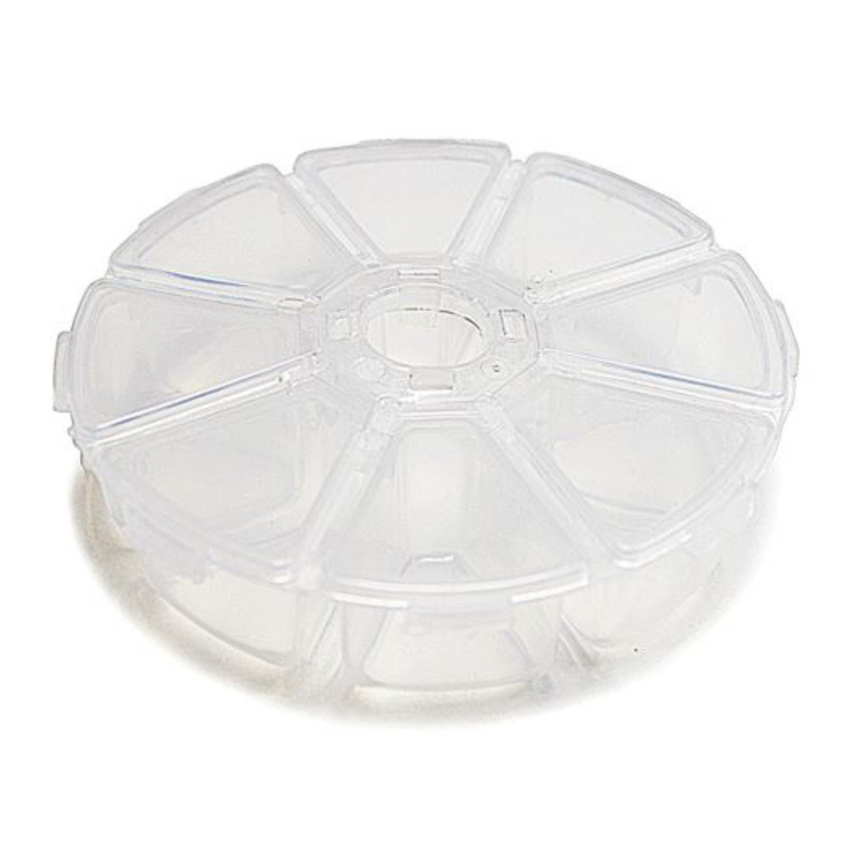 Plastic Organizer Box- Round, 1-ct