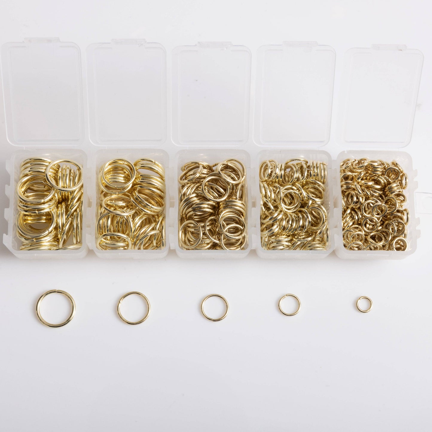 Gold Essential Jump Rings, 700pcs
