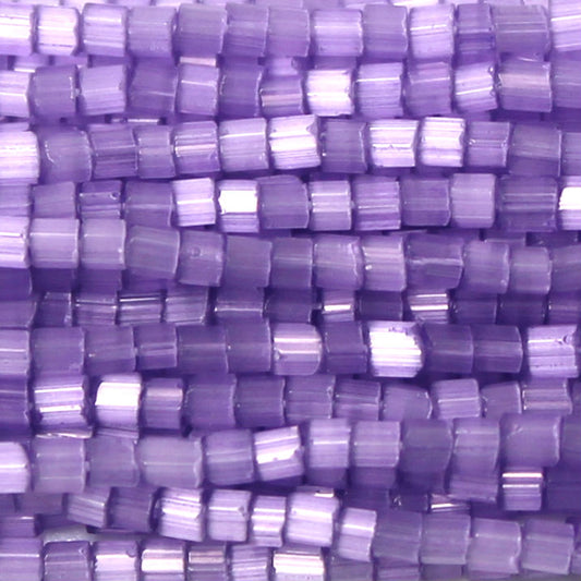 11/0 Czech Two Cut Seed Bead Cardinal Satin Tint**