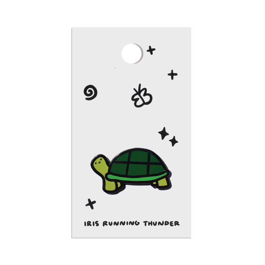 Iris Running Thunder - “Turtle” Enamel Pin