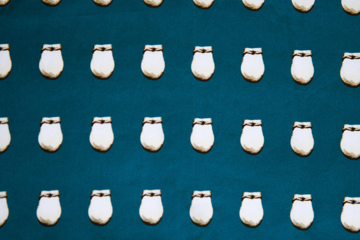 B.Yellowtail - Cotton Fabric - Elk Ivory Teal