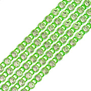 Crystal Lane DIY Rhinestone Banding 1yd 1row ss8 Mint Casing/ Crystal