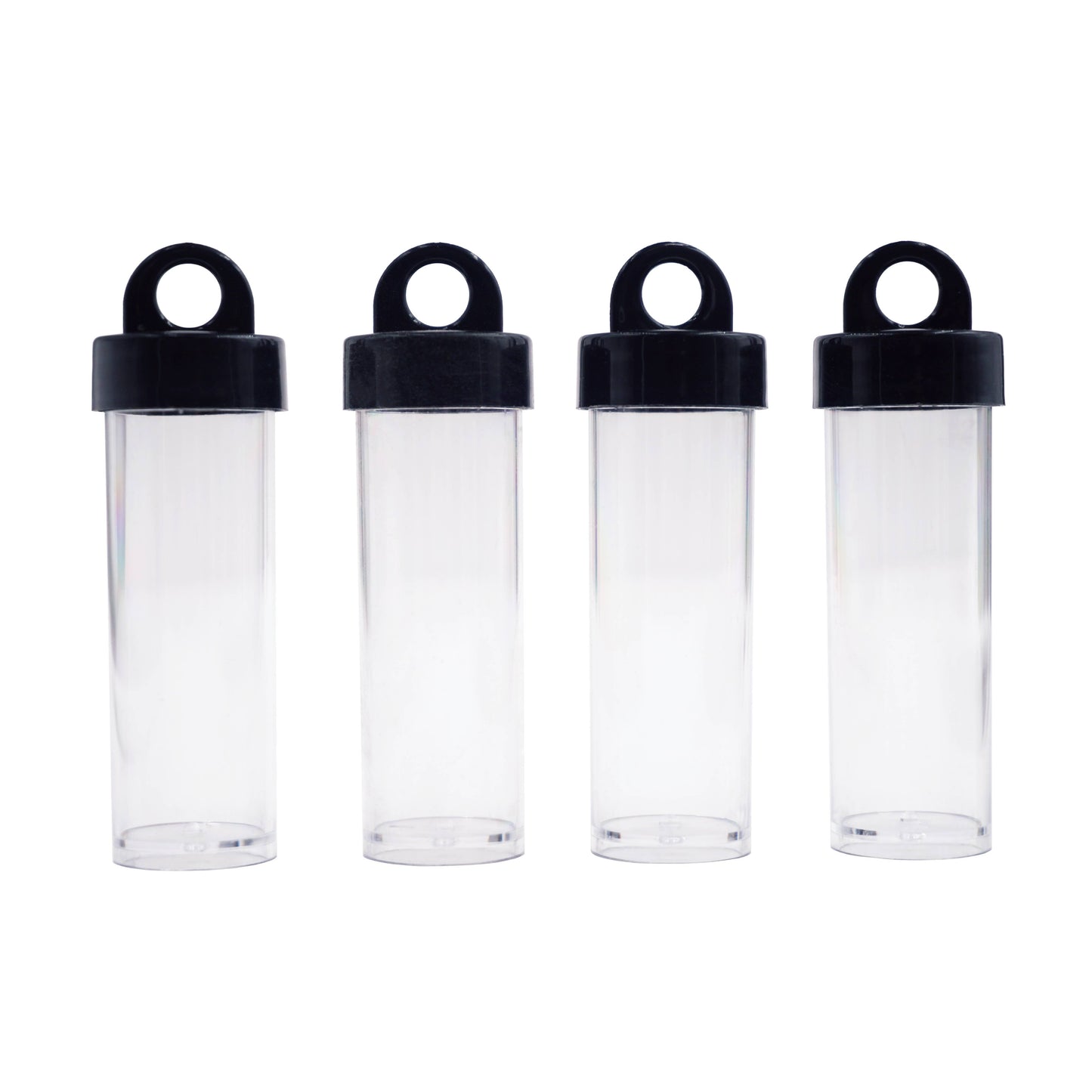 Plastic Tube Container w/ Hanging Screw Lid, 4-ct: 15ml