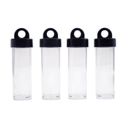 Plastic Tube Container w/ Hanging Screw Lid, 4-ct: 15ml