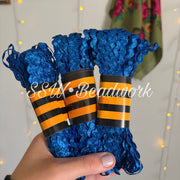 15 Yard - Royal Blue Metalic Rickrack Trim 8mm