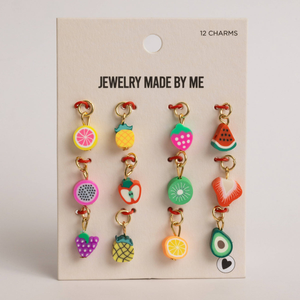 Fresh Picked Charm Set Polymer Fruit Slice Charms Set of 12