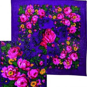 FSF-PUR - 30″ Square Scarf
100% Acrylic
floral Border Patte