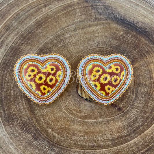 🌻Large Sunflower Earrings #2🌻
