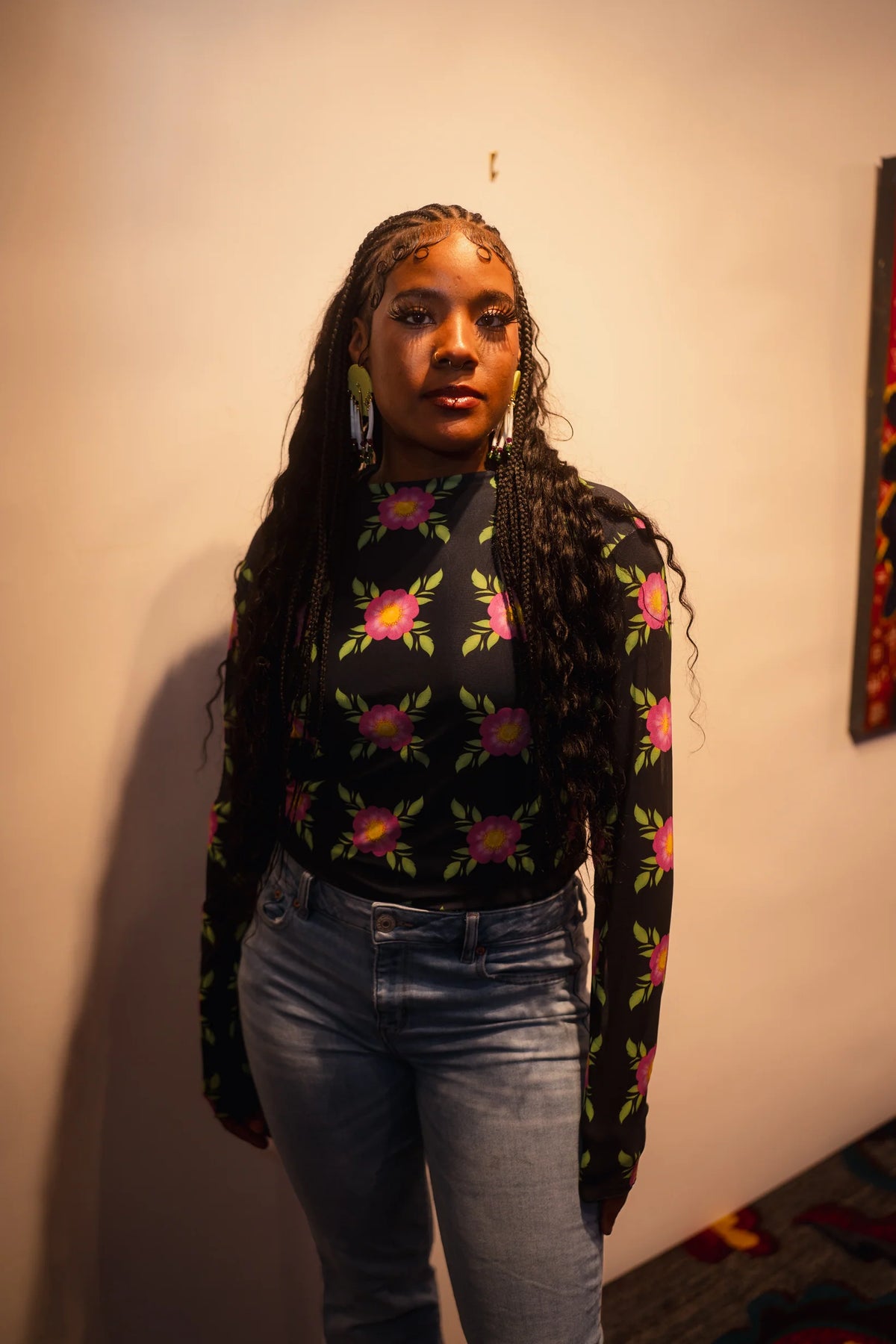 Rebekah Jarvey - Champagne Mesh Shirt