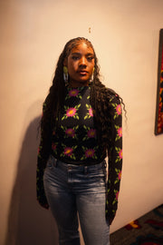 Rebekah Jarvey - Champagne Mesh Shirt
