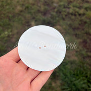 Mother of Pearl - Round Shell #1 with 2 Holes