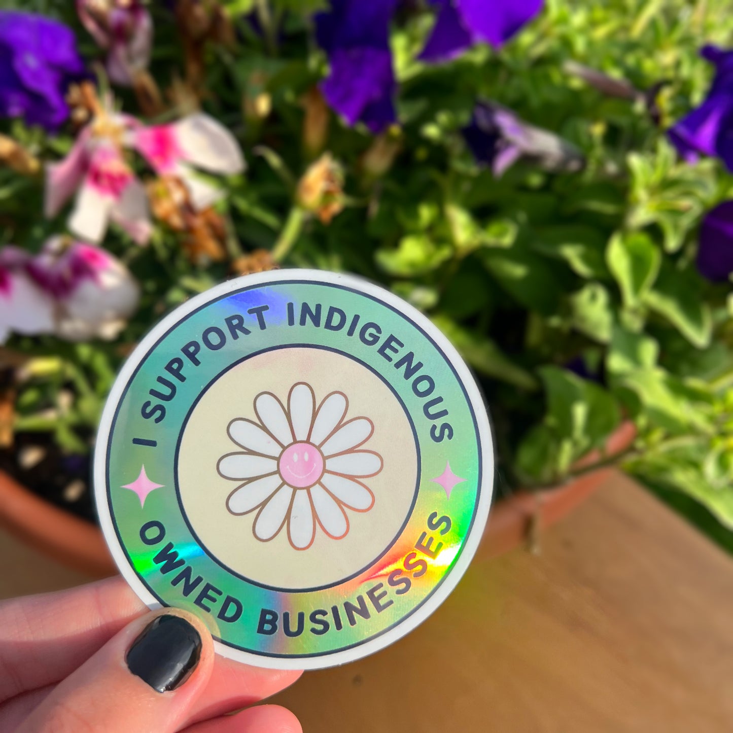 Round Holographic Sticker