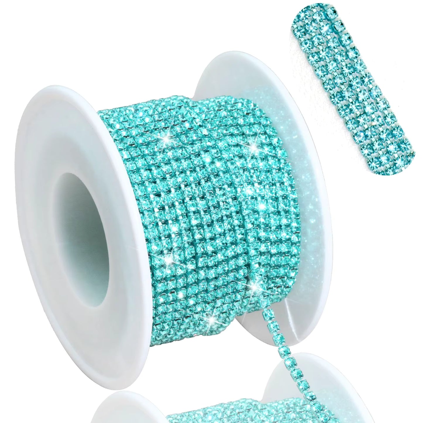 SS6/2mm Metal Rhinestone Banding 10 Yards