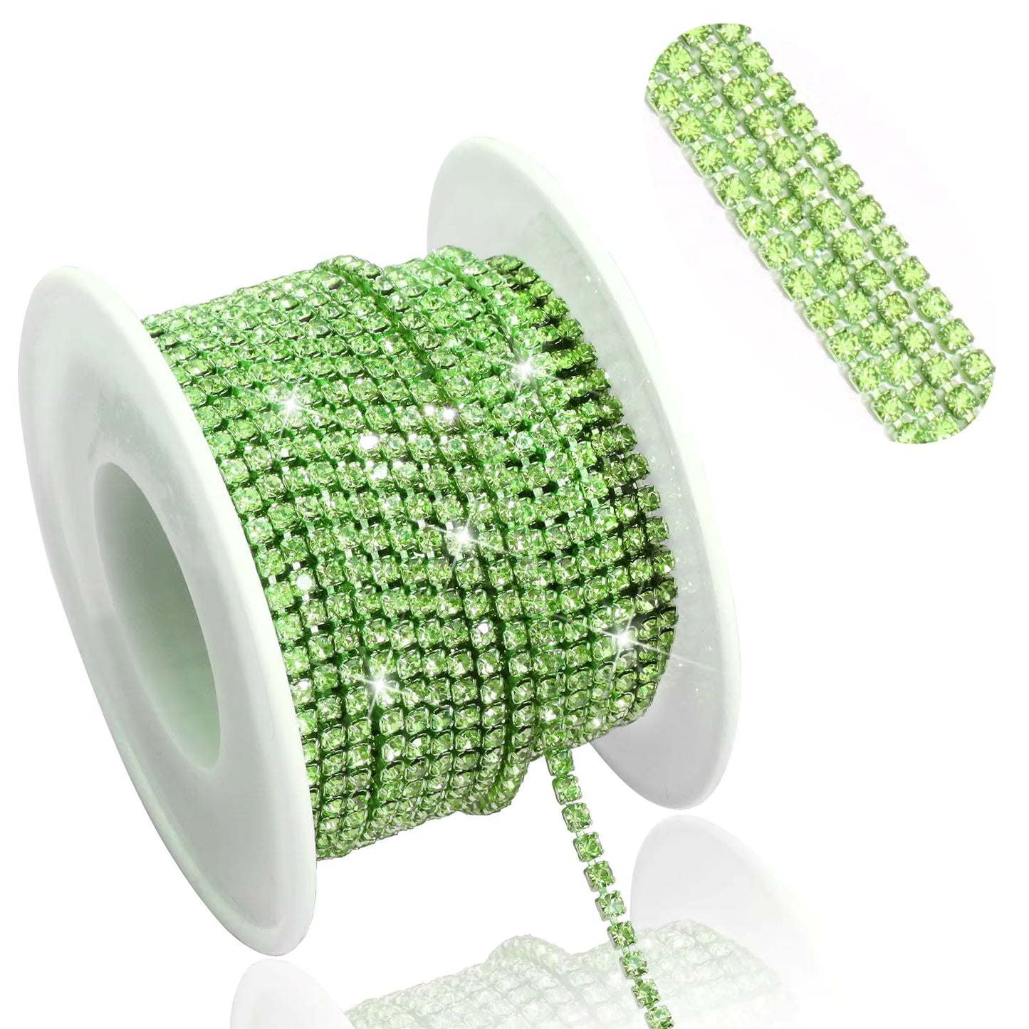 SS6/2mm Metal Rhinestone Banding 10 Yards