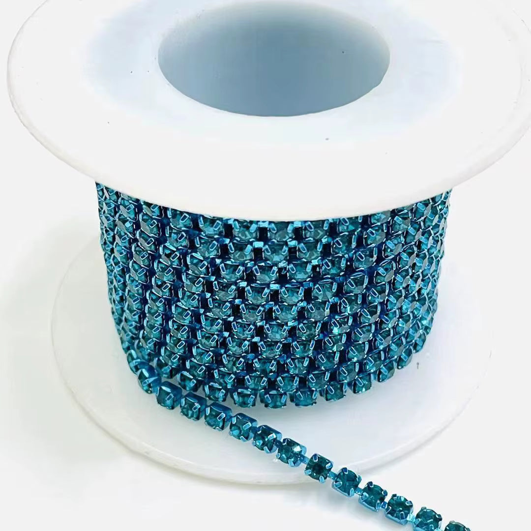 SS6/2mm Metal Rhinestone Banding 10 Yards