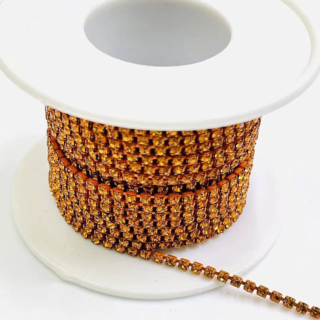 SS6/2mm Metal Rhinestone Banding 10 Yards