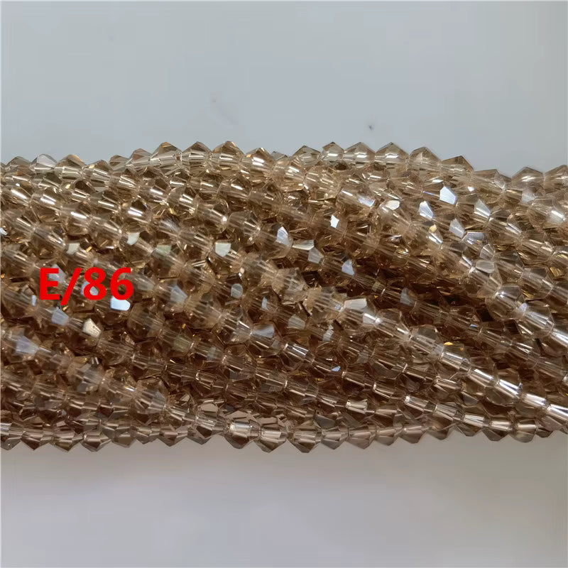 6mm Bicone Crystal Glass Beads