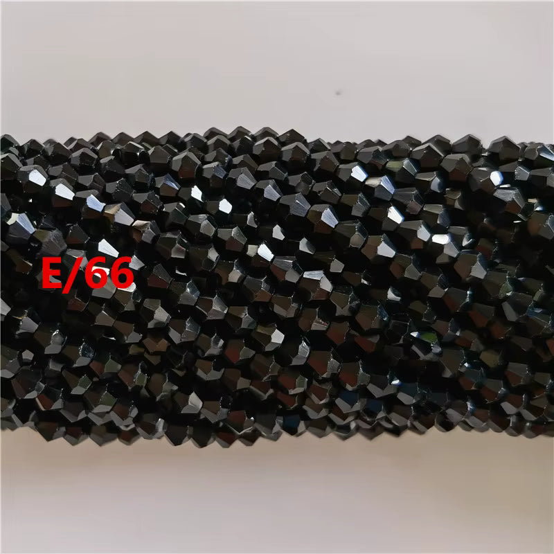 3mm Bicone Crystal Glass Beads