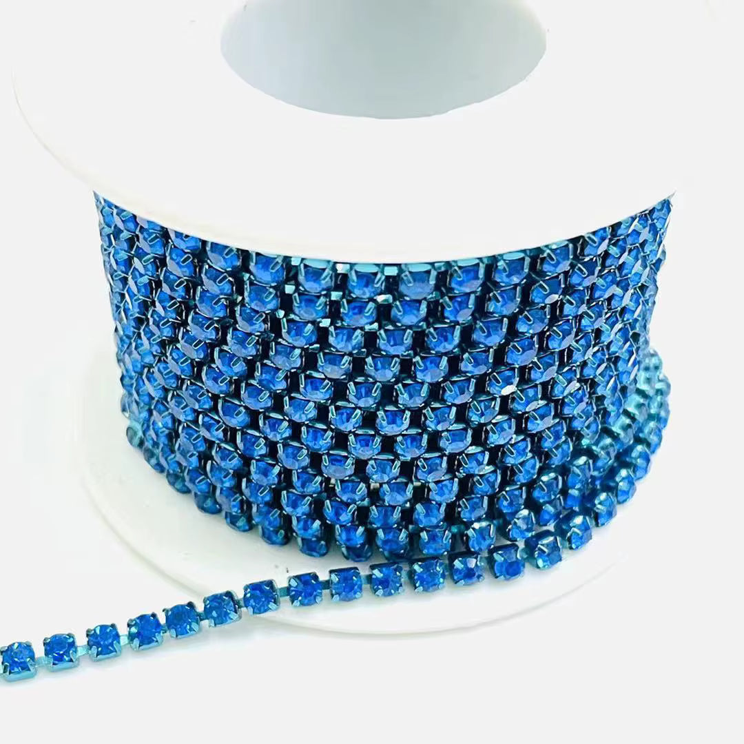 SS6/2mm Metal Rhinestone Banding 10 Yards