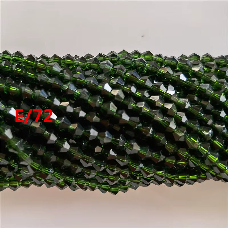 3mm Bicone Crystal Glass Beads