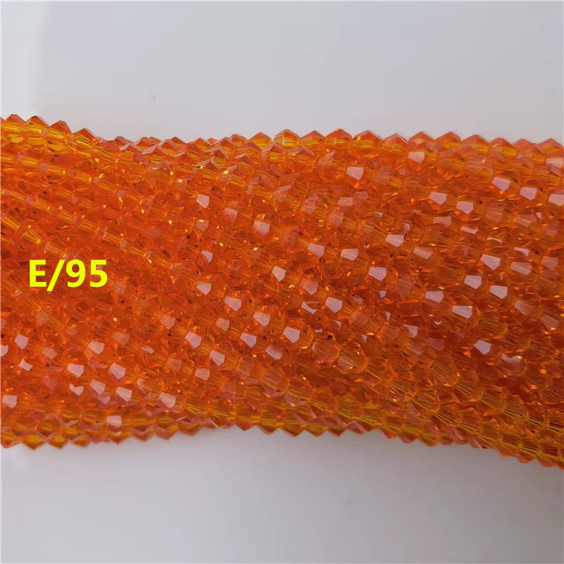 6mm Bicone Crystal Glass Beads
