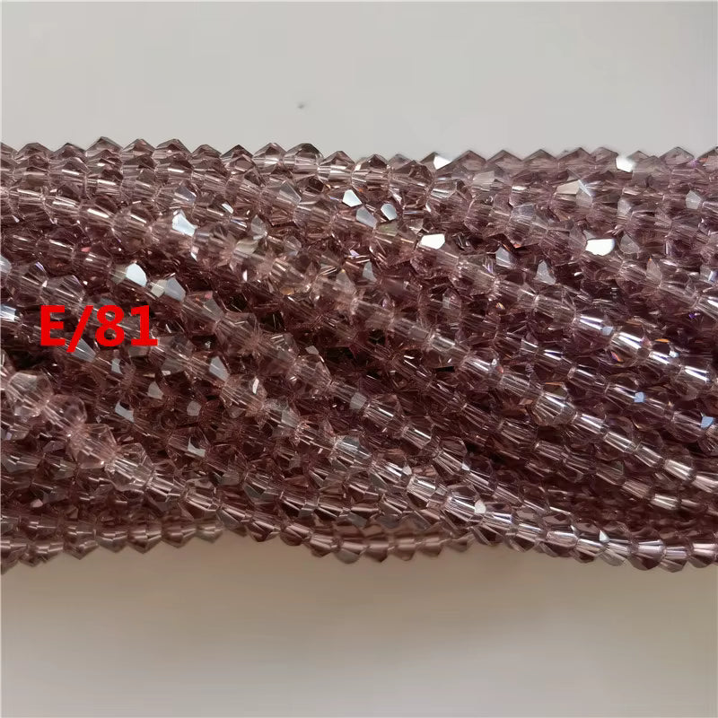 3mm Bicone Crystal Glass Beads