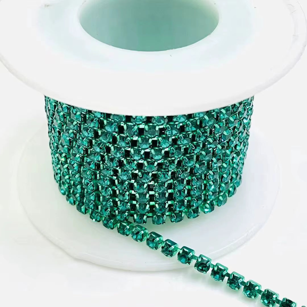 SS6/2mm Metal Rhinestone Banding 10 Yards