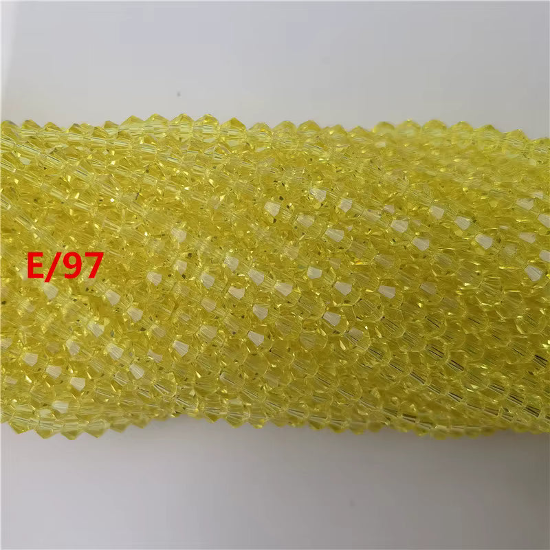 6mm Bicone Crystal Glass Beads