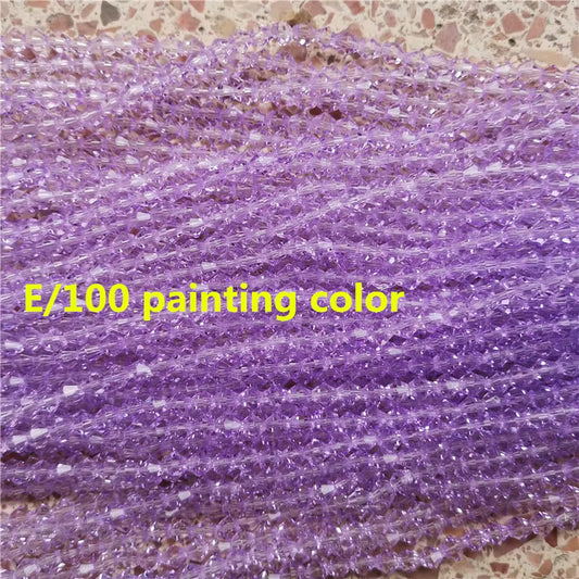 6mm Bicone Crystal Glass Beads