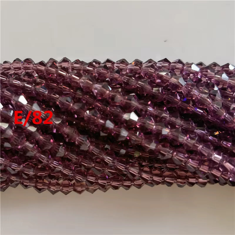 3mm Bicone Crystal Glass Beads