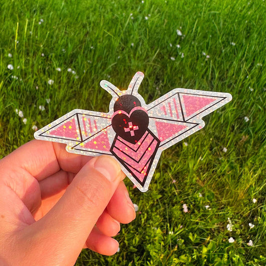 Wozek's Ikeitawn - Pink Bee Sticker