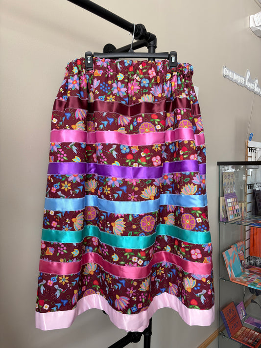 Tuhmaga Candles LLC - Maroon Long Skirt L-2XL