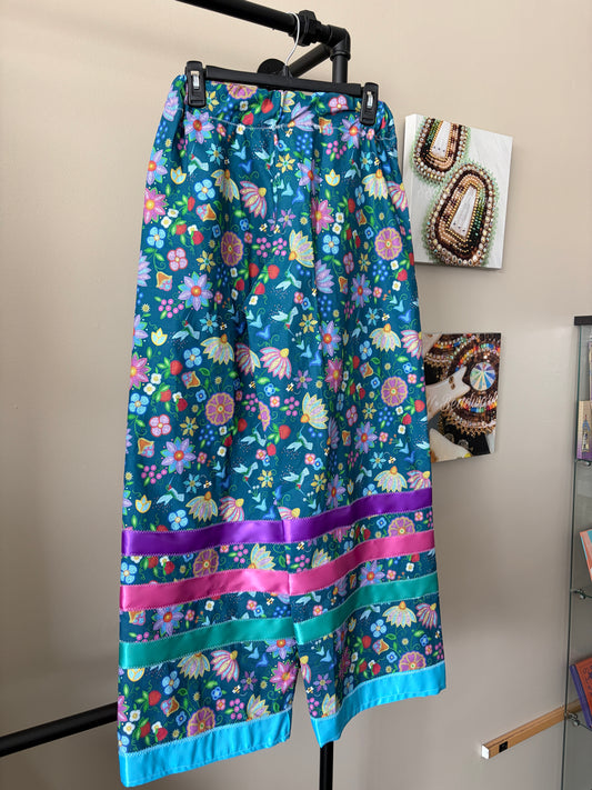 Tuhmaga Candles LLC - Turquoise Ribbon Pants  S-M