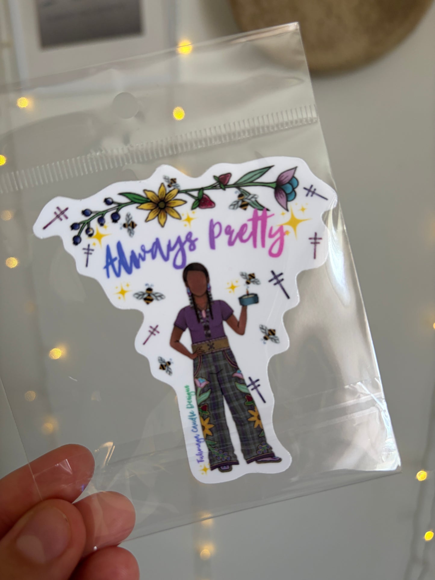 Tuhmaga Candles LLC - Always Pretty Sticker