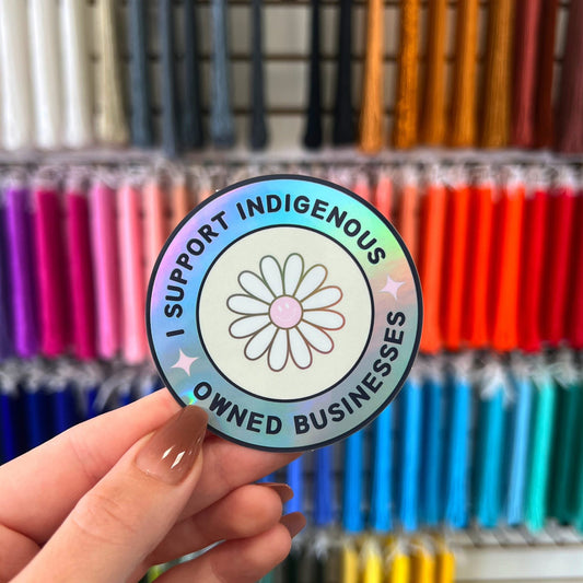 Sticker - I Support Indigenous Owned Businesses