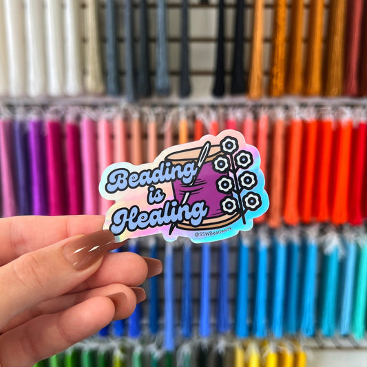 Sticker - Beading is Healing