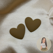 🤍Brown Large Heart Center