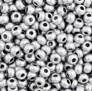 Czech Seed Bead 11/0 Vial Metallic Silver apx23g