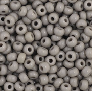 Czech Seed Bead 11/0 Vial Opaque Grey apx23g