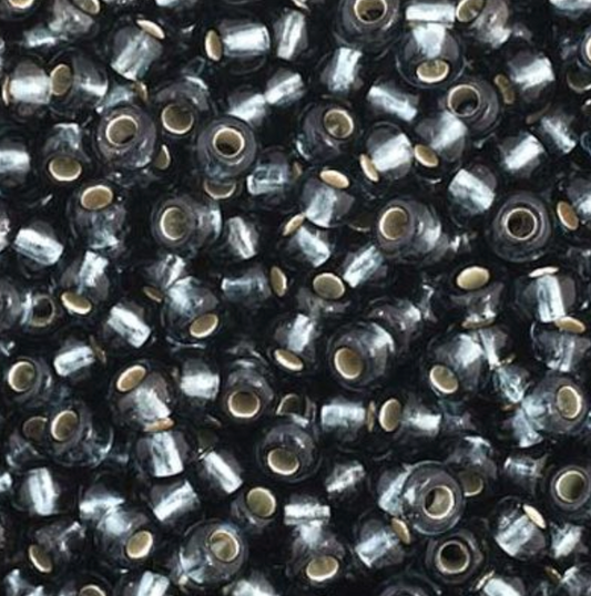 Czech Seed Bead 11/0 Vial S/L Grey apx23g