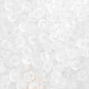 Czech Seed Bead 11/0 Vial Transparent Crystal Matt apx23g