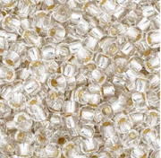Czech Seed Bead 11/0 Vial S/L Crystal apx24g