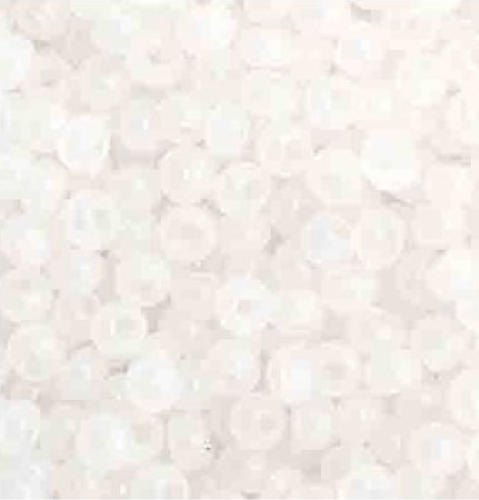 Czech Seed Bead 11/0 Vial Opaque White Opal apx23g
