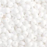 Czech Seed Bead 11/0 Vial Opaque White apx23g