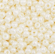 Czech Seed Bead 11/0 Vial Opaque Ceylon Dyed Pearl apx23g