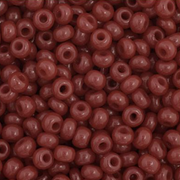 Czech Seed Bead 11/0 Vial Opaque Cranberry apx23g