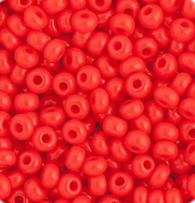 Czech Seed Bead 11/0 Vial Opaque Light Red apx23g
