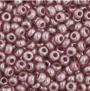 Czech Seed Bead 11/0 Vial Opaque Red Luster apx23g