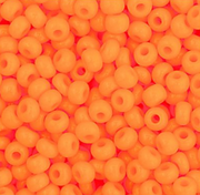 Czech Seed Bead 11/0 Vial Opaque Light Orange apx23g