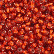 Czech Seed Bead 11/0 Vial S/L Orange apx23g